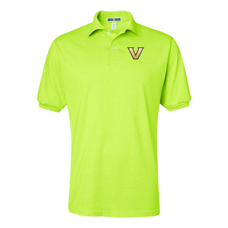 Men's Vanderbilt Commodores JERZEES  SpotShield polo